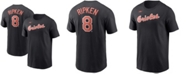 Nike Men's Cal Ripken Jr. Black Baltimore Orioles Cooperstown Collection Name Number T-shirt